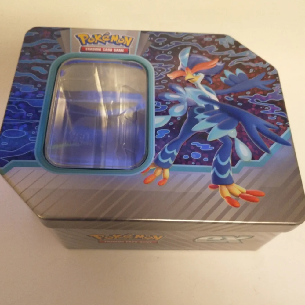 Pokemon TCG Paldea Partners Quaquaval, Skeledirge & Meowscarada EMPTY Tin Lot 3
